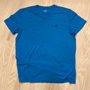 American Eagle Mens Tee Medium Light Blue